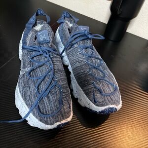 Nike Dark Blue Knit Sneakers